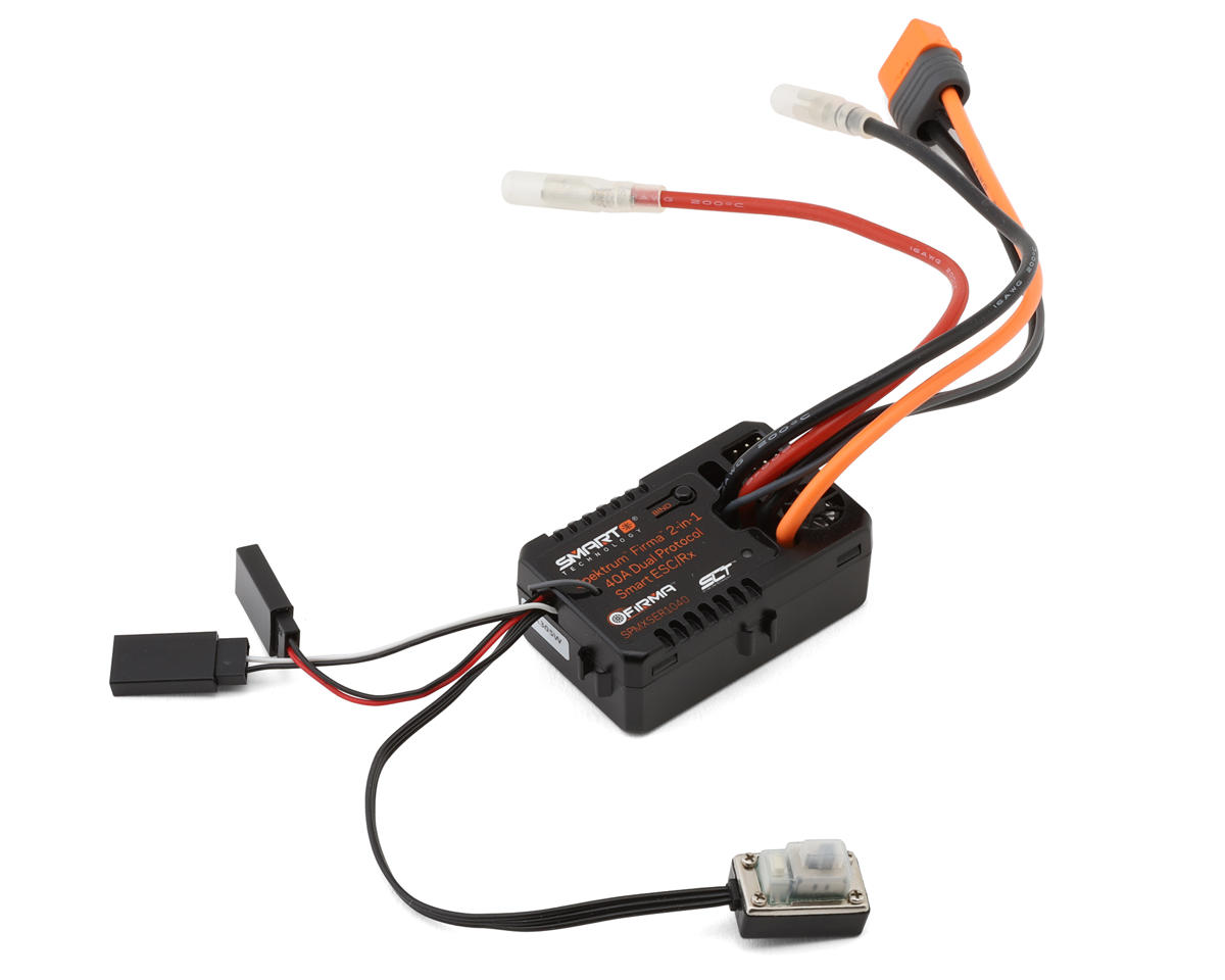 Spektrum RC Firma 40 Amp Brushed Smart 2-in-1 ESC & Dual Protocol