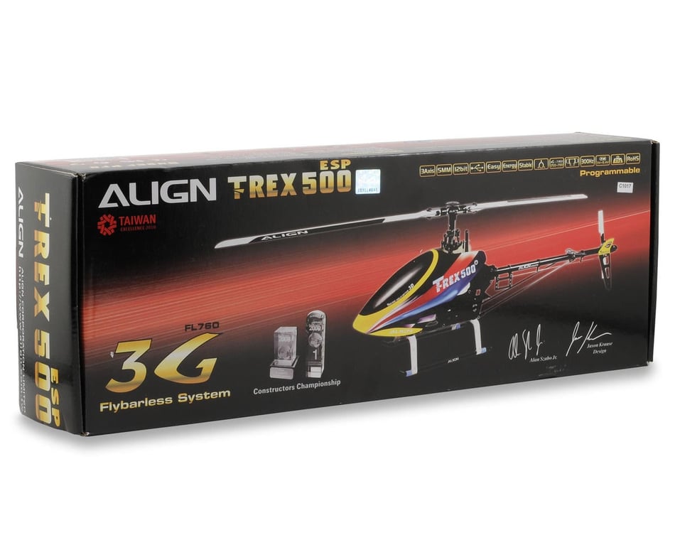 Align T-Rex 500CF ESP Superior 3G Flybarless Combo Kit w/Motor