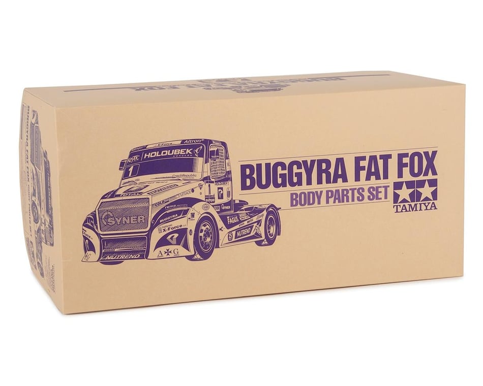 Tamiya Buggyra Fat Fox Racing Truck Body Set (Clear) [TAM51613