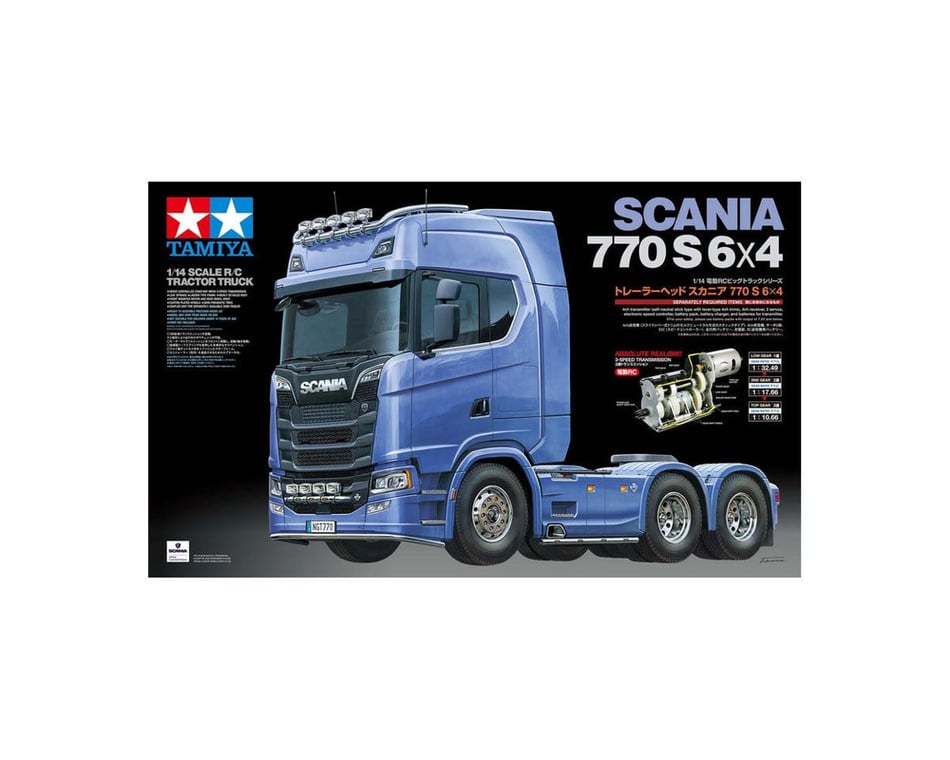 Tamiya 1/14 RC Scania 770 S 6x4 Semi Kit [TAM56368] - AMain Hobbies