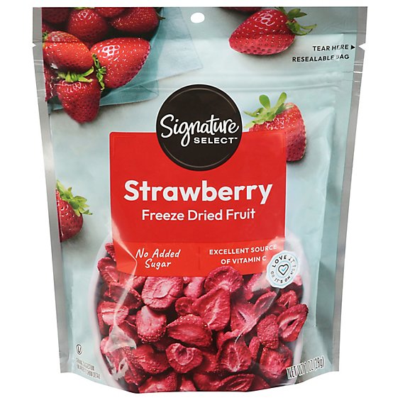 Signature Select Freeze Dried Fruit Strawberry 1 Oz - 1 OZ - tomthumb