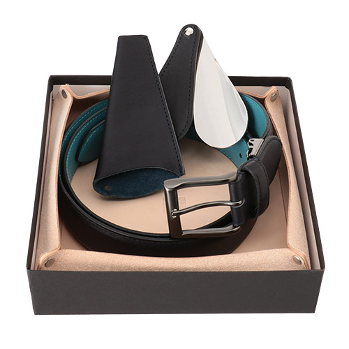 ANA FINDS＞長沢ベルト工業 葛飾レザー 伸縮ベルト＆シューホーン