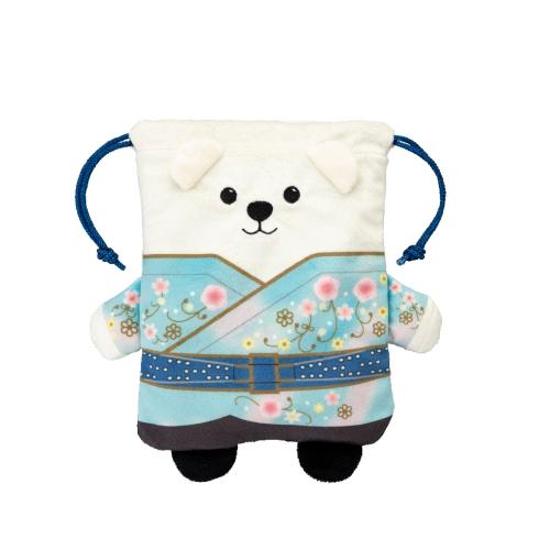 ANAオリジナル＞YUZU フライトベア巾着（天と地と）