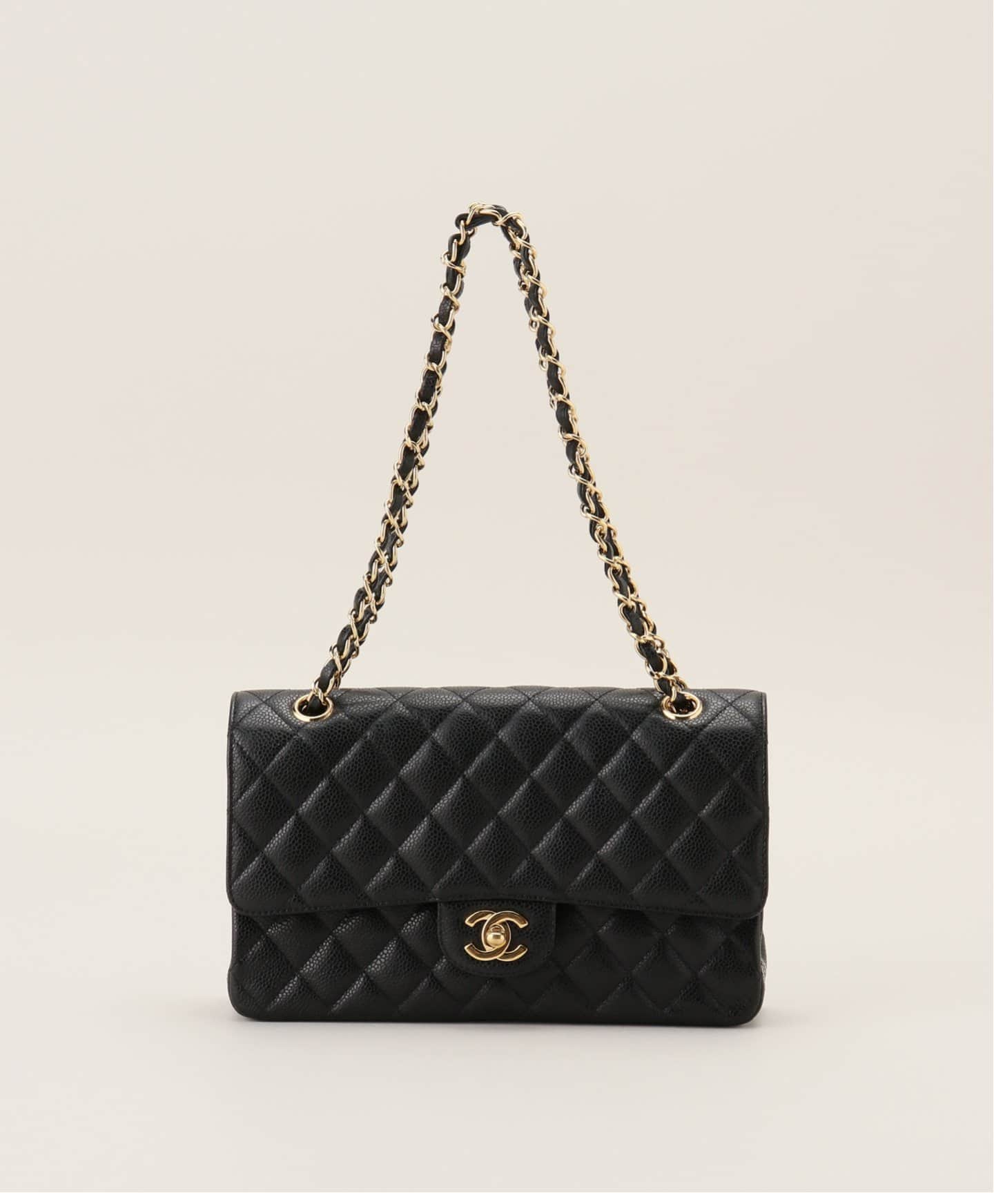 VINTAGE CHANEL/シャネル】マトラッセチェーンショルダーバッグ 25 cv