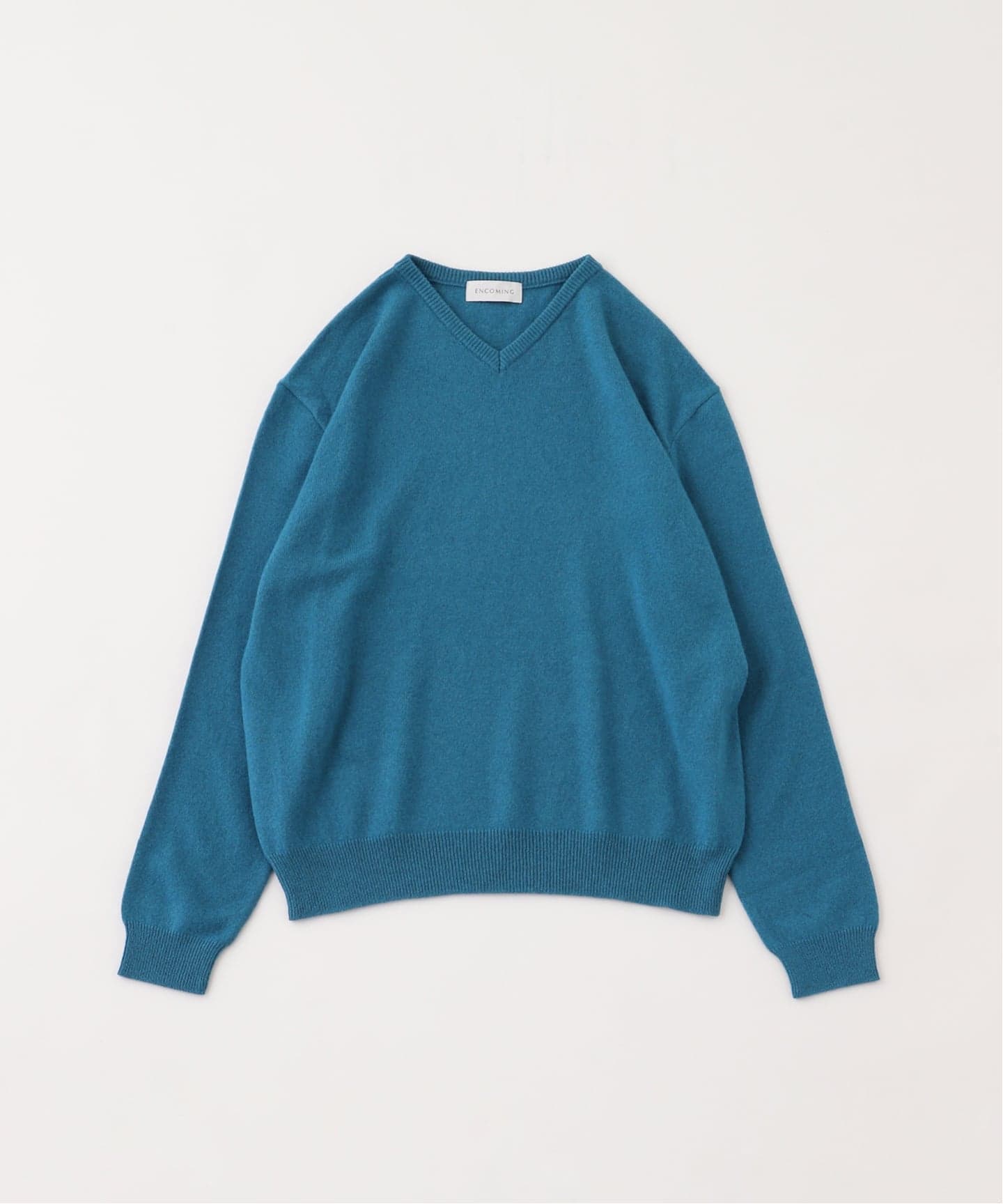 ENCOMING(インカミング) KNITTED V NECK JUMPER（ニット／セーター