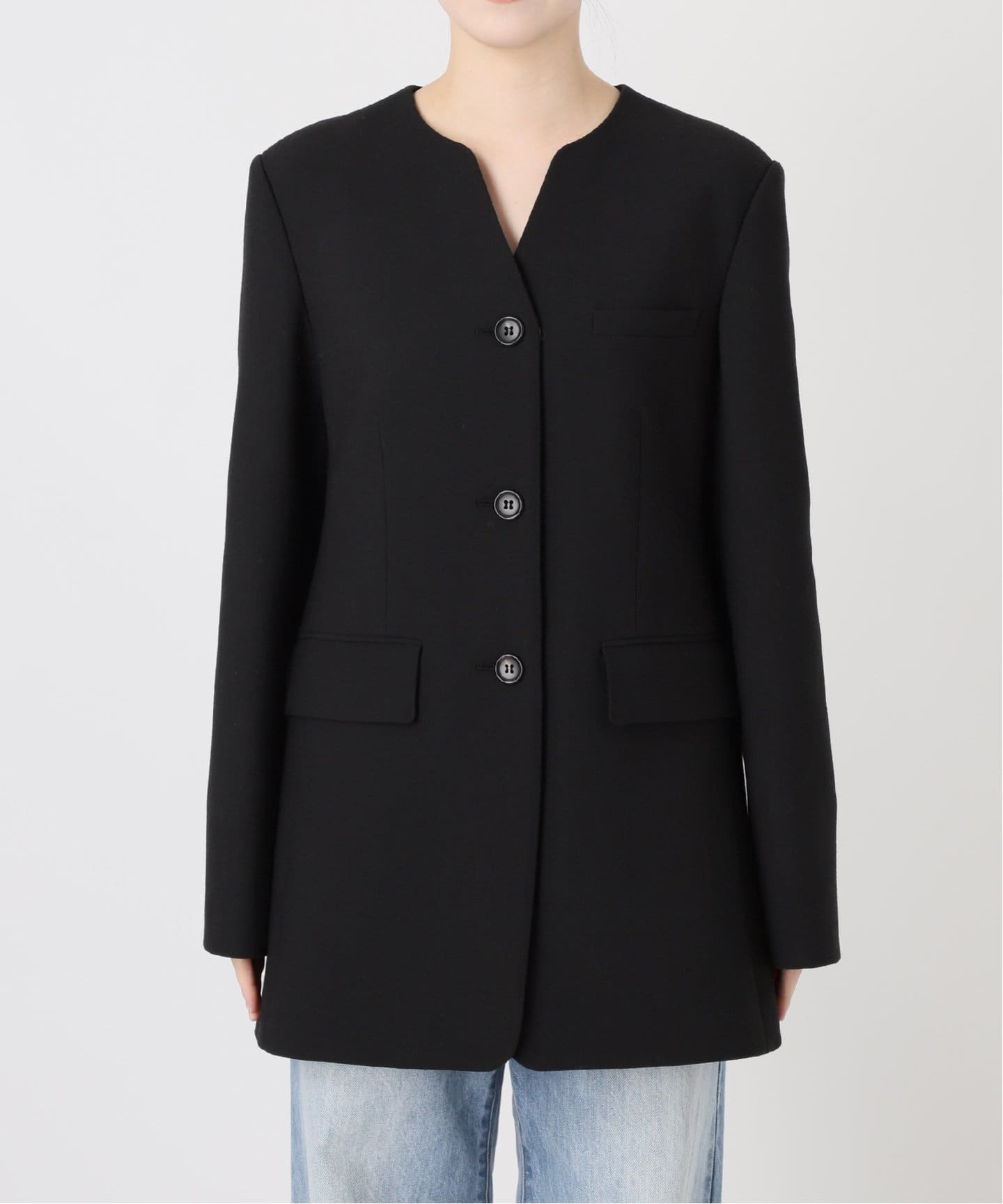 R'IAM シェイプノーカラージャケット（ノーカラージャケット）｜Plage