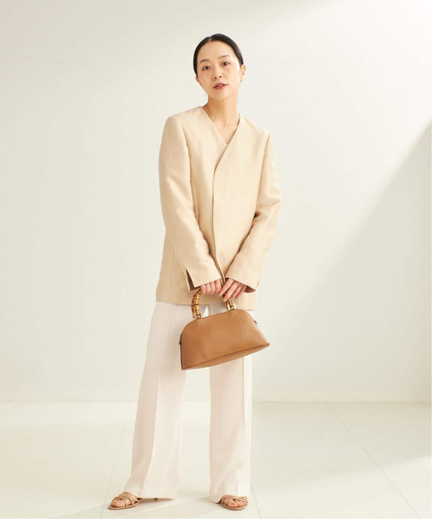 追加》Shantung ジャケット（ノーカラージャケット）｜Plage