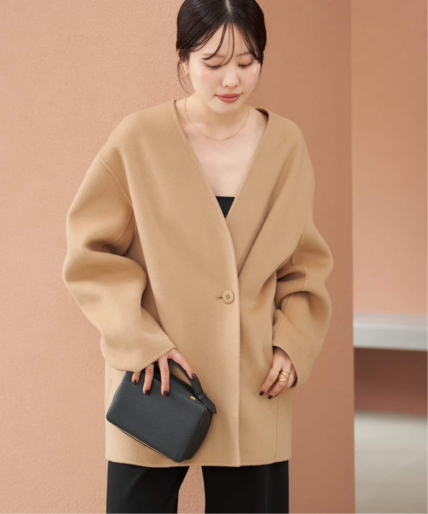 HAMILTON Cardigan コート（ノーカラーコート）｜Plage（プラージュ