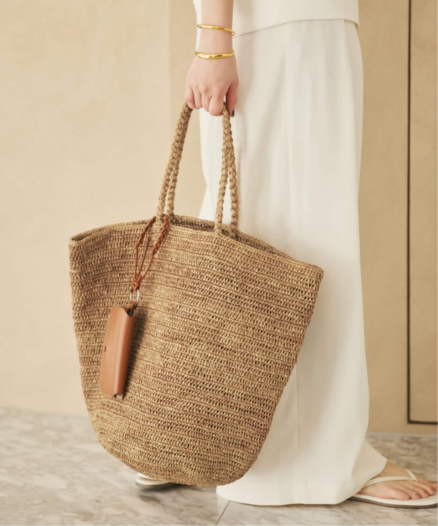 追加予約》RAFFIA BASKET バッグ（かごバッグ）｜Plage（プラージュ