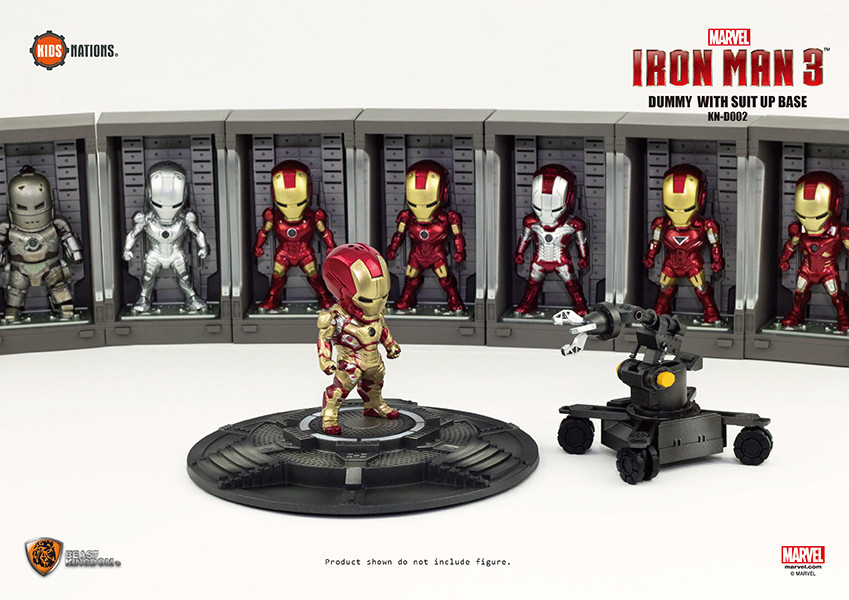 Kids Nations Diorama 002 アイアンマン 3 ダミー with スーツアップベース