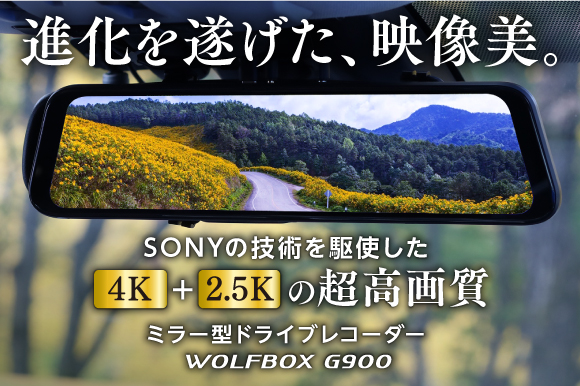 テレビを超えるほどの美しさ】 4K+2.5K 超高画質で夜の運転も安心