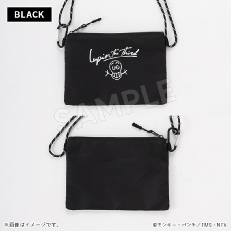 ルパン三世 サコッシュ ブラック【アニメタイムズSTORE】