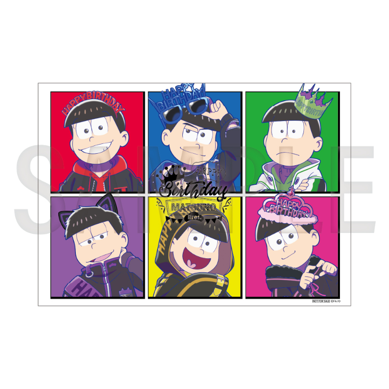 おそ松さん 6つ子バースデー'25 ホログラムBIG缶バッジ（一松