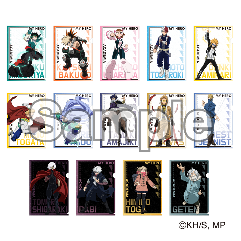 僕のヒーローアカデミア クリアファイル 6期アクション版権③ (外典