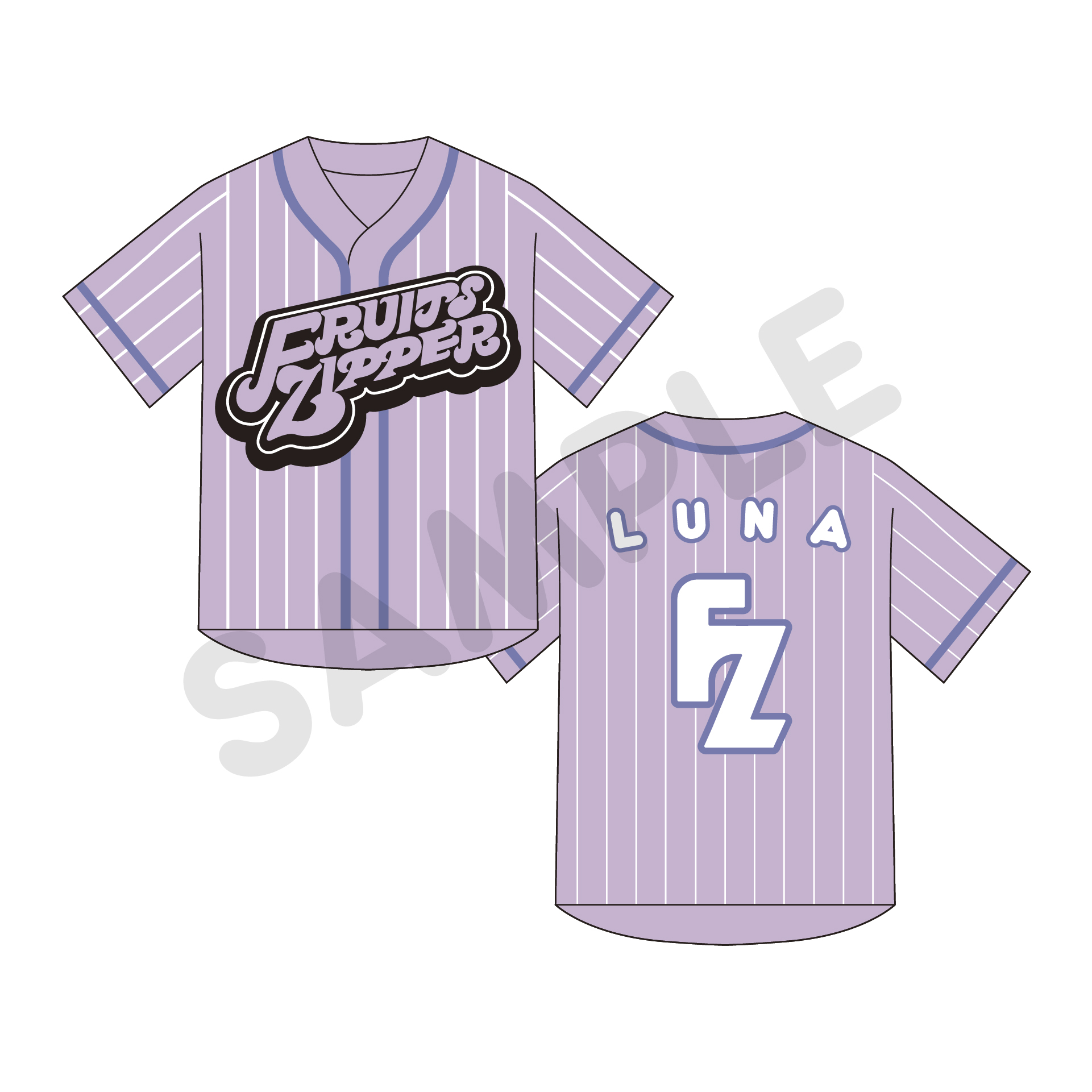 フルーツジッパー 鎮西寿々歌 推しアピユニフォーム suzuka