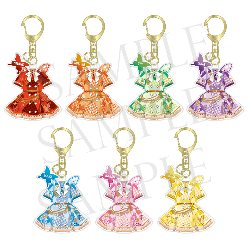 FRUITS ZIPPER メンバー別衣装アクキー-2025 butterfly edition