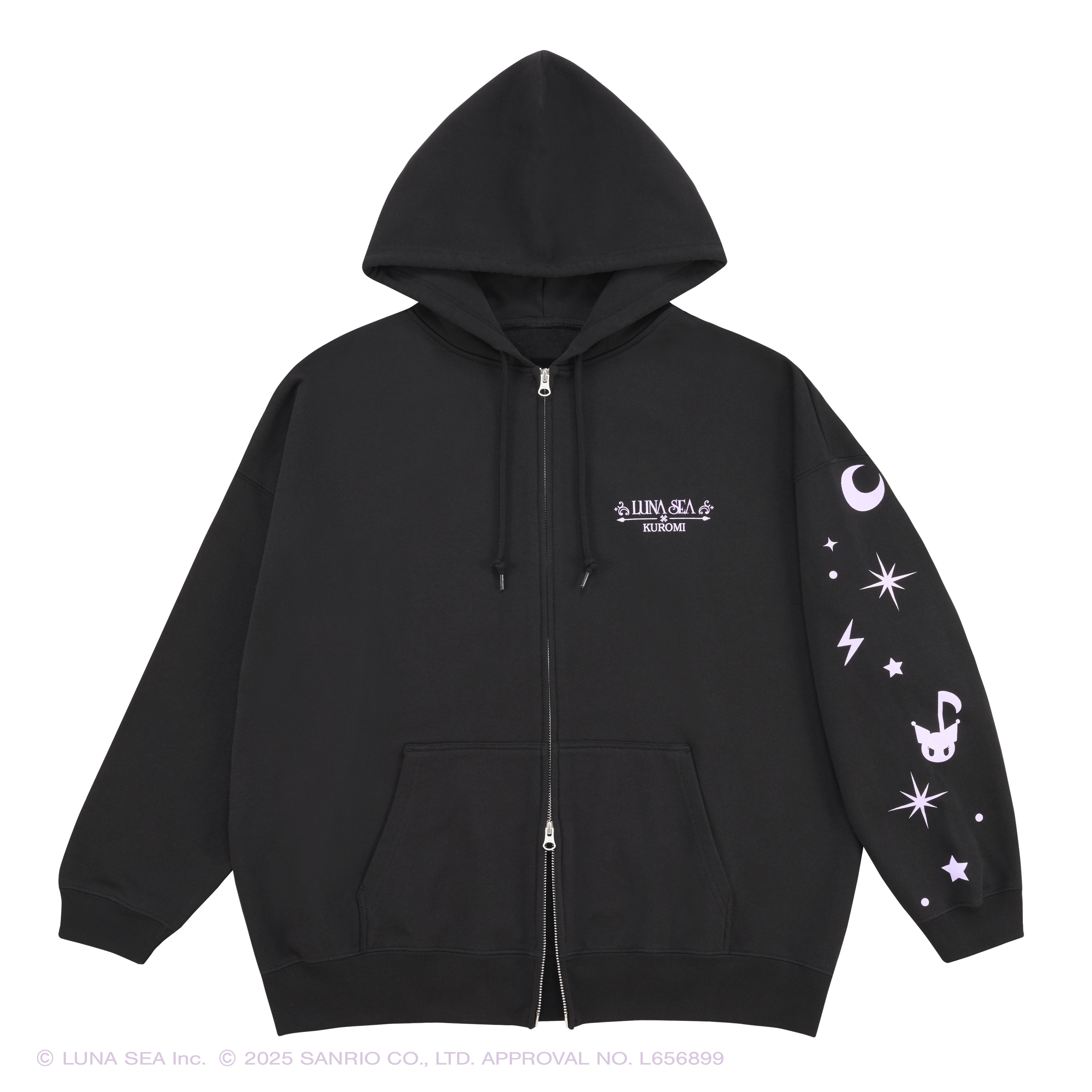 LUNA SEA×KUROMI ジップアップパーカー【LUNA SEA OFFICIAL WEB STORE】