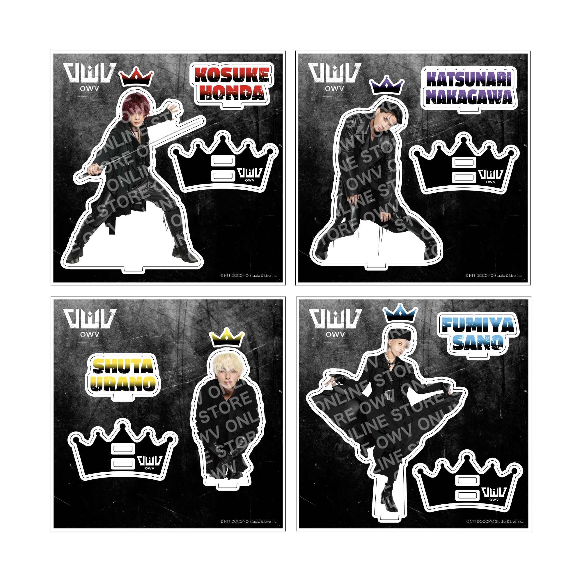 BLACK CROWN」アクリルスタンドフィギュア【OWV ONLINE STORE】