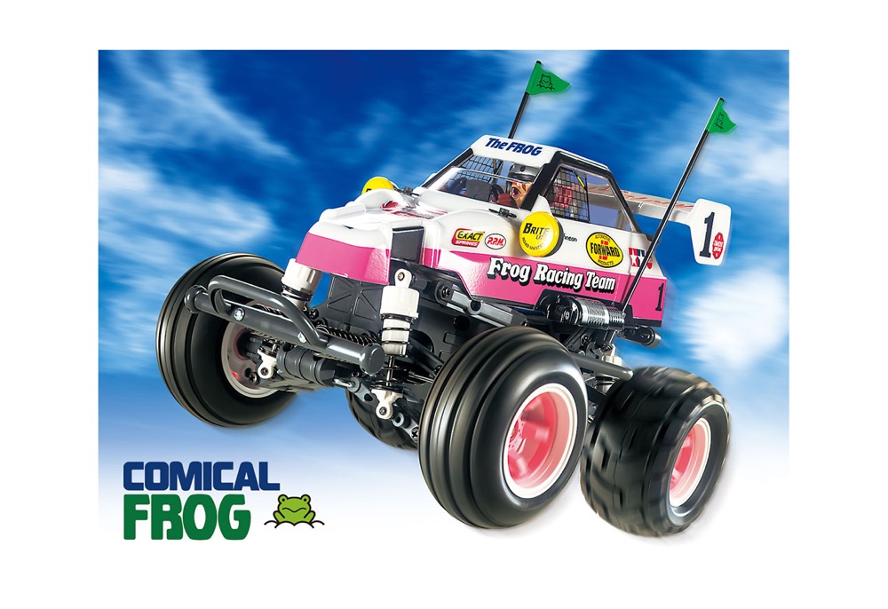 タミヤ、コミカルなRCバギーの第3弾は「コミカル マイティフロッグ