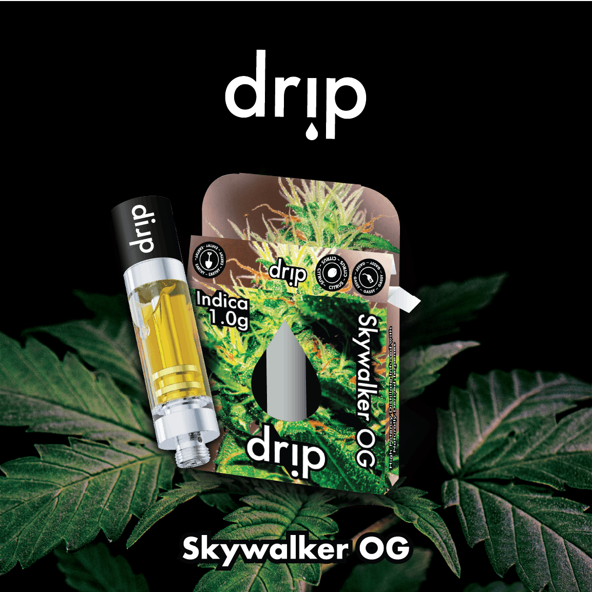 Drip Skywalker OG Cartridge | 1g - Puff Cannabis Dispensary in MI