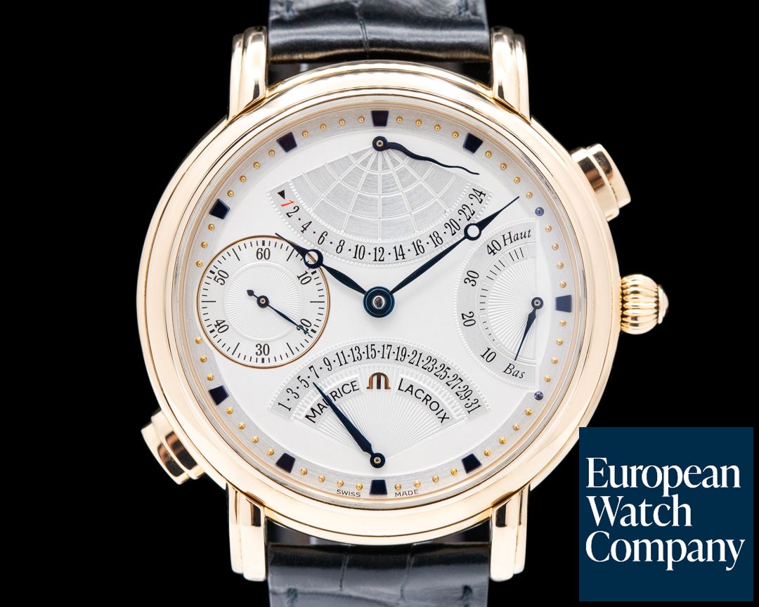 43320) Maurice Lacroix Masterpiece Double Retrograde Manual Wind