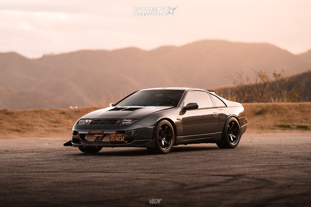 1993 Nissan 300ZX Turbo with 18x9.5 Volk Te37sl and Federal 265x35