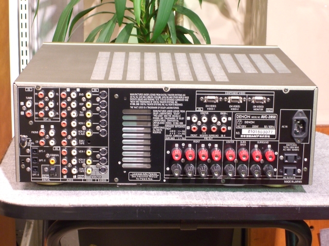 DENON AVアンプ AVC-2850 2002年製 DENON AVアンプ AVC-2850 2002年製