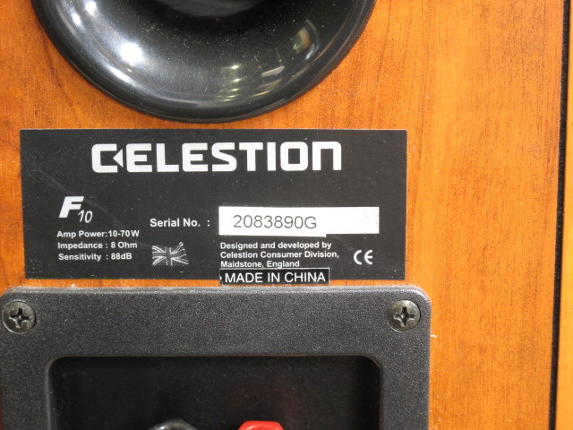F10 celestion - 中古オーディオ 高価買取・販売 ハイファイ堂