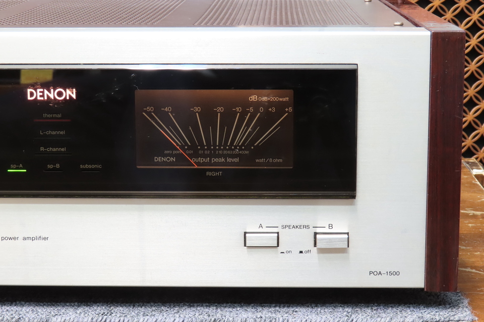 POA-1500 DENON - 中古オーディオ 高価買取・販売 ハイファイ堂