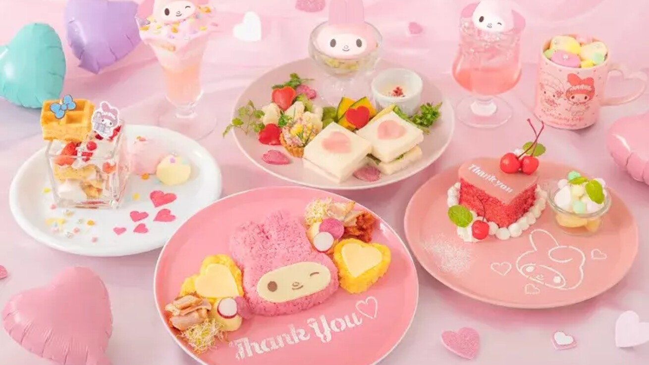 iFLYER: マイメロディ50周年を記念したテーマカフェ『My Melody Cafe