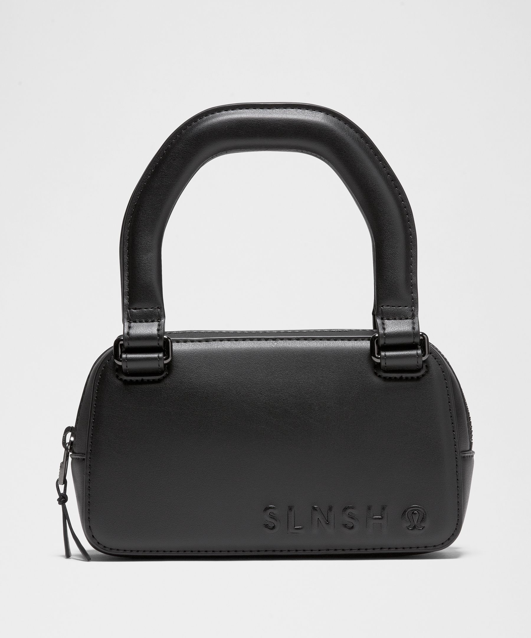 Leather Alternative Top-Handle Mini Belt Bag *SLNSH Collection