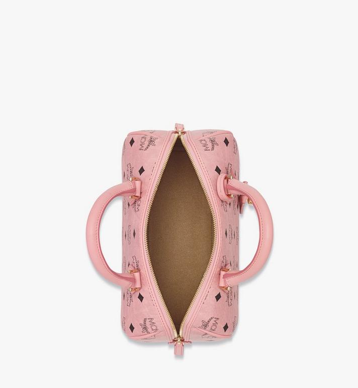 Small Ella Boston Bag in Visetos Pink | MCM ®US