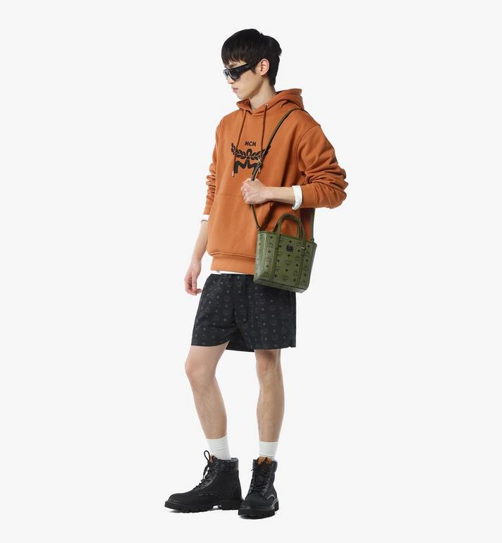 Mini Toni Top-Zip Shopper in Visetos Green | MCM ®US