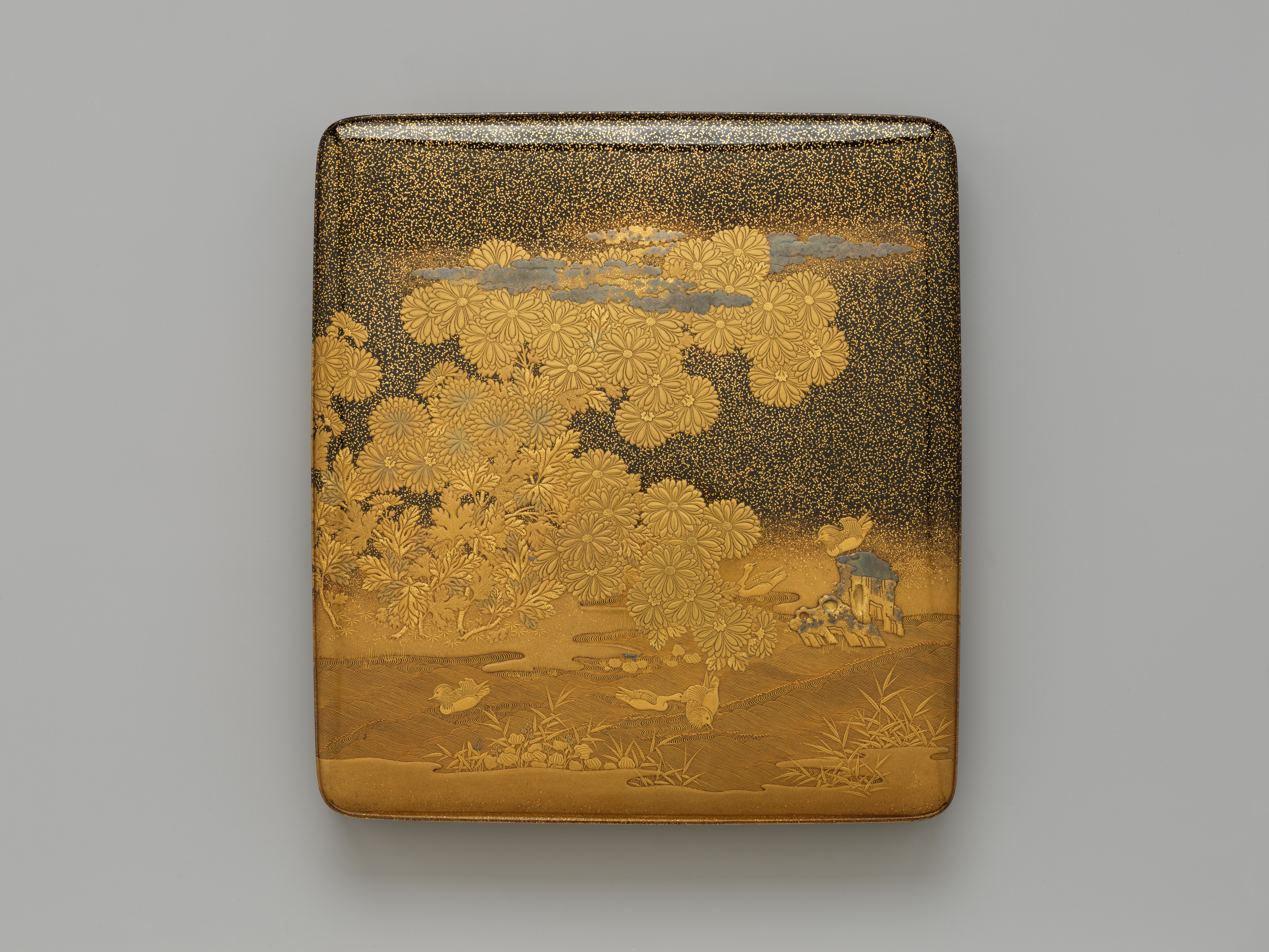 Igarashi Fujin 五十嵐不尽 - Writing box (suzuribako) with