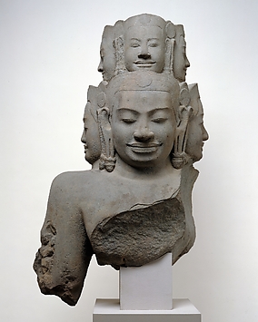 Kneeling Female Deity - Cambodia or Thailand - Angkor period - The