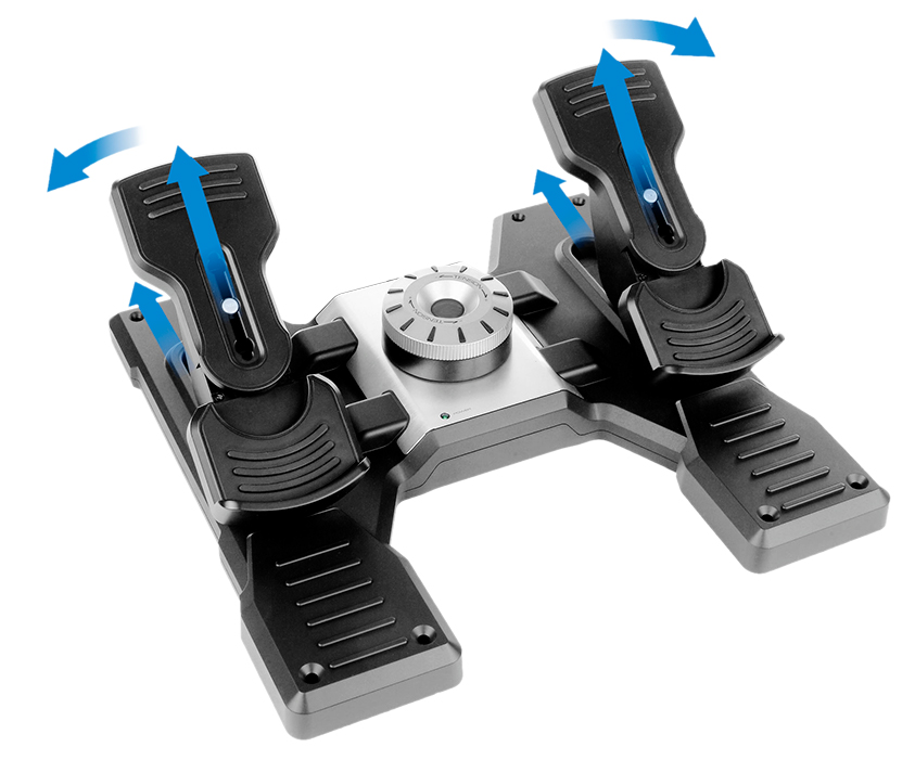 Logitech Saitek Pro Flight Rudder Pedals - MyPilotStore.com