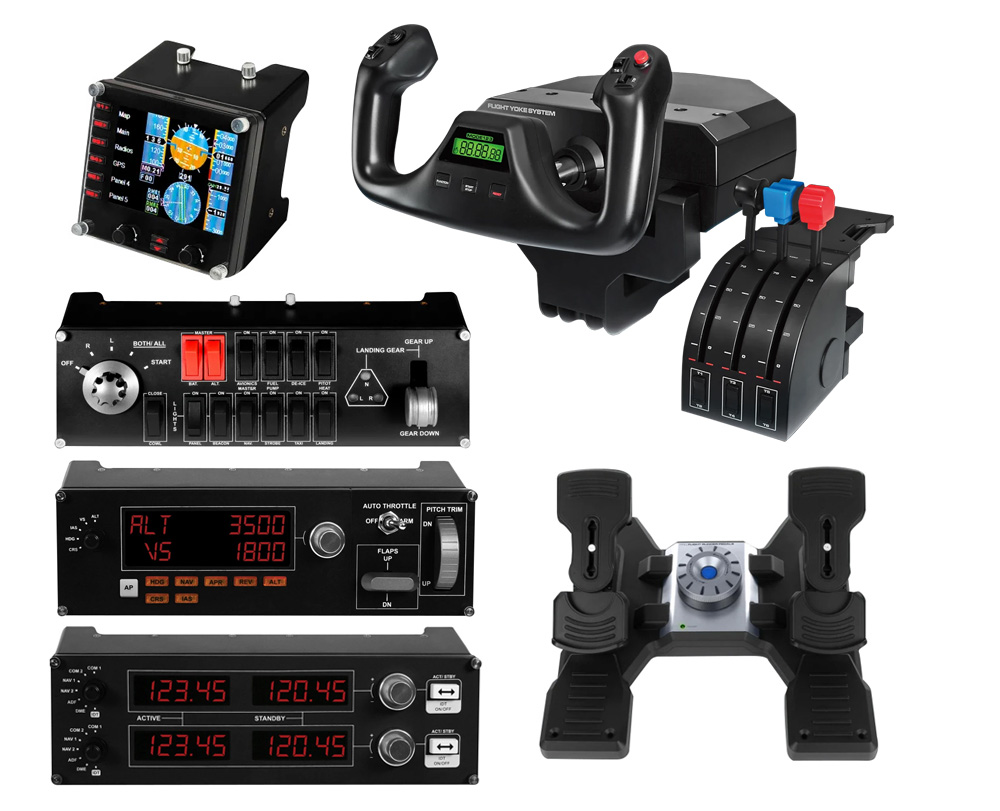 Logitech Saitek Pro Flight Ultimate Flight Sim Bundle