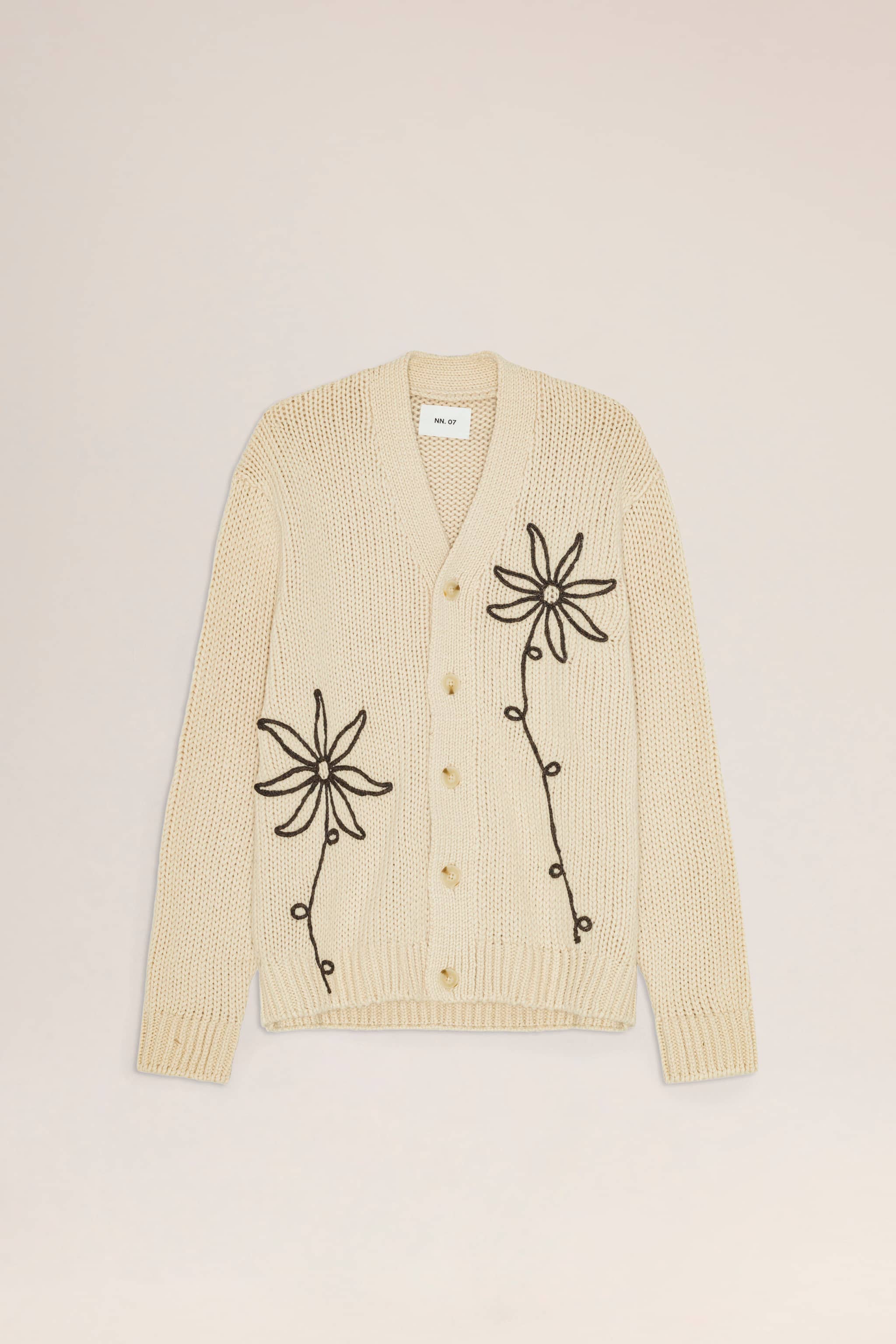 Mika 6620 men's cardigan - Ecru - Buy online at NN.07®