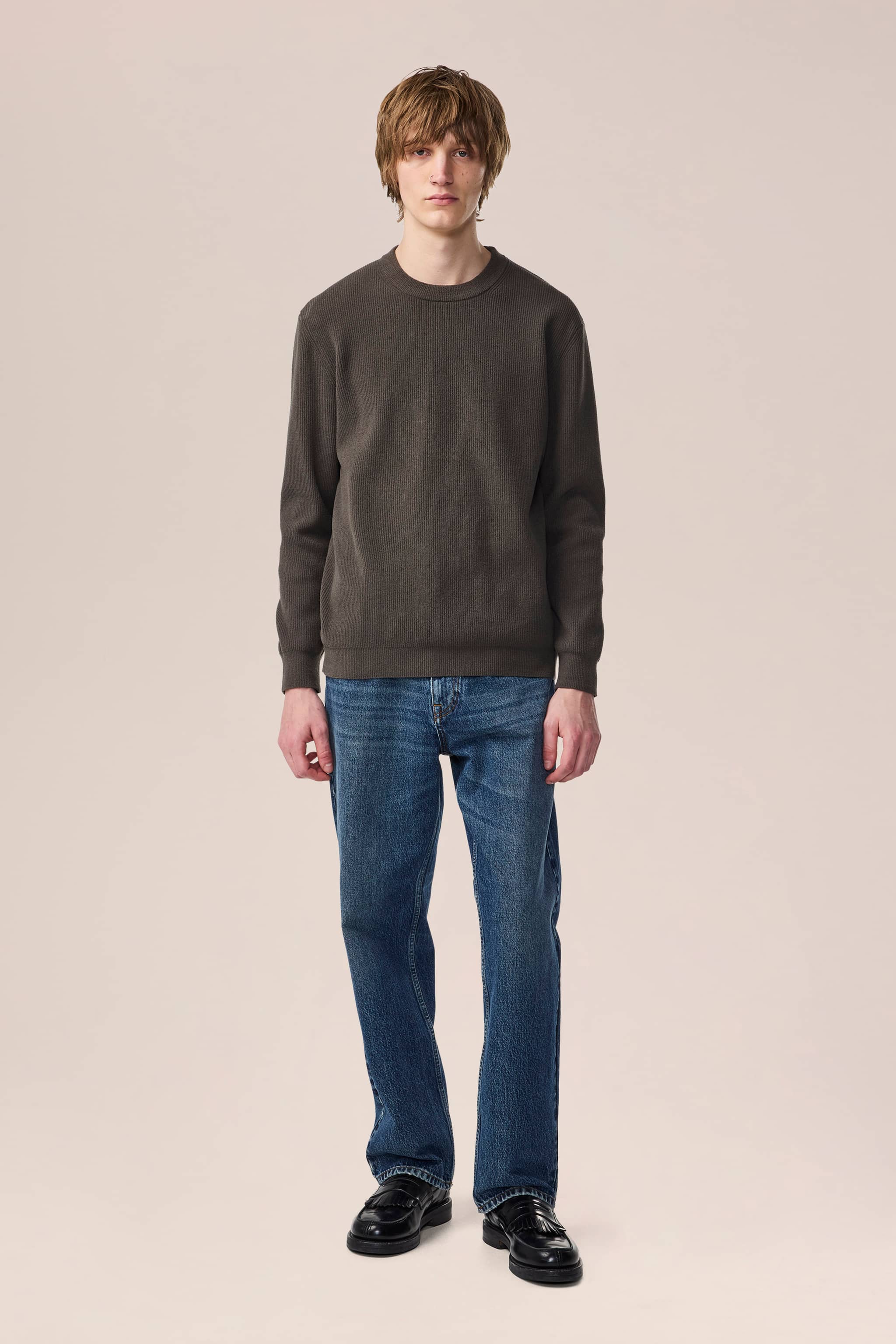 Danny 6429 men's sweater - Dark Army - Buy online at NN.07®