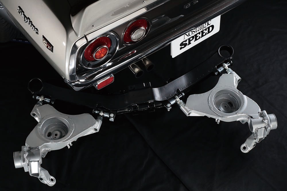 ハコスカ／ケンメリのローダウン時にアライメントとトレッド幅を調整