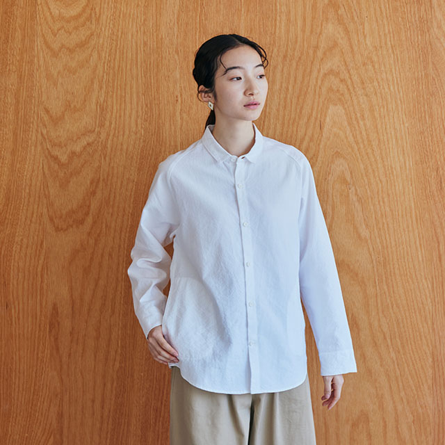 綿麻ラグランワークシャツ｜衣料品｜中川政七商店 公式サイト