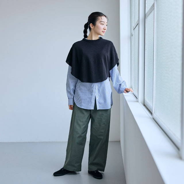 春maru ポンチョケープ 手洗いできる綿麻｜衣料品｜中川政七商店 公式