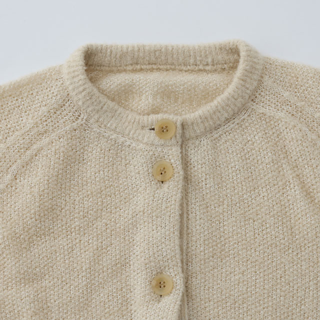 防縮ウールのブークレヤーンカーディガン｜衣料品｜中川政七商店 公式