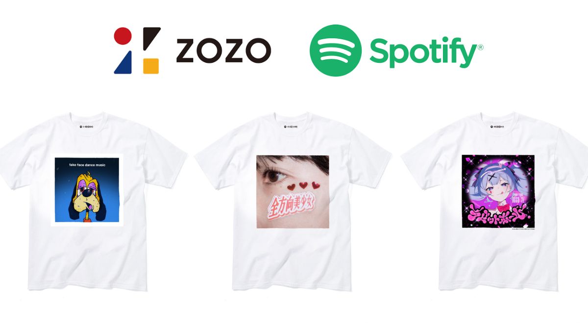 ZOZOとSpotifyが初コラボ】今年彩った楽曲のジャケットデザインのT