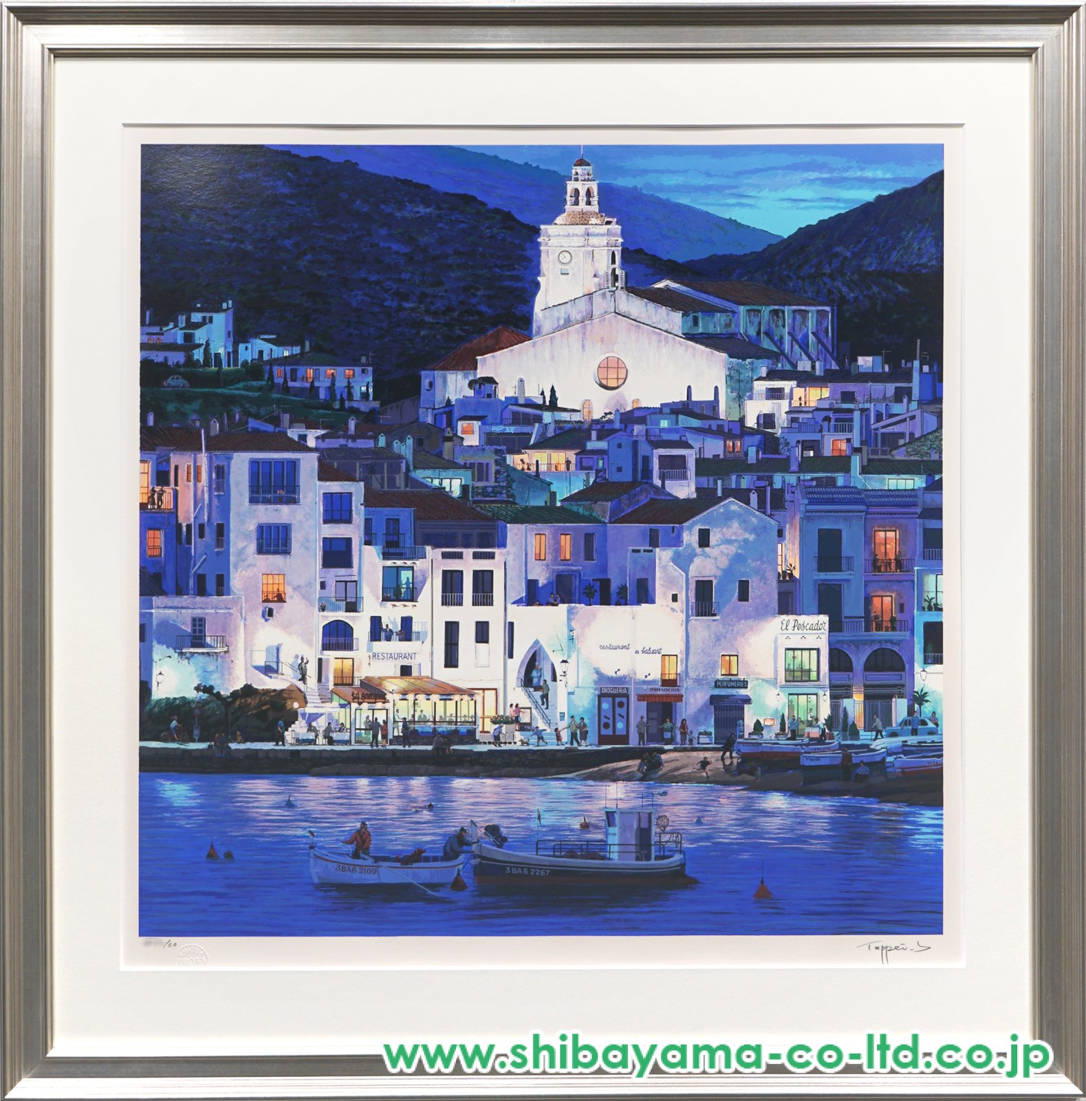 笹倉鉄平「カダケス」シルクスクリーン :: 絵画買取・販売 - シバヤマ