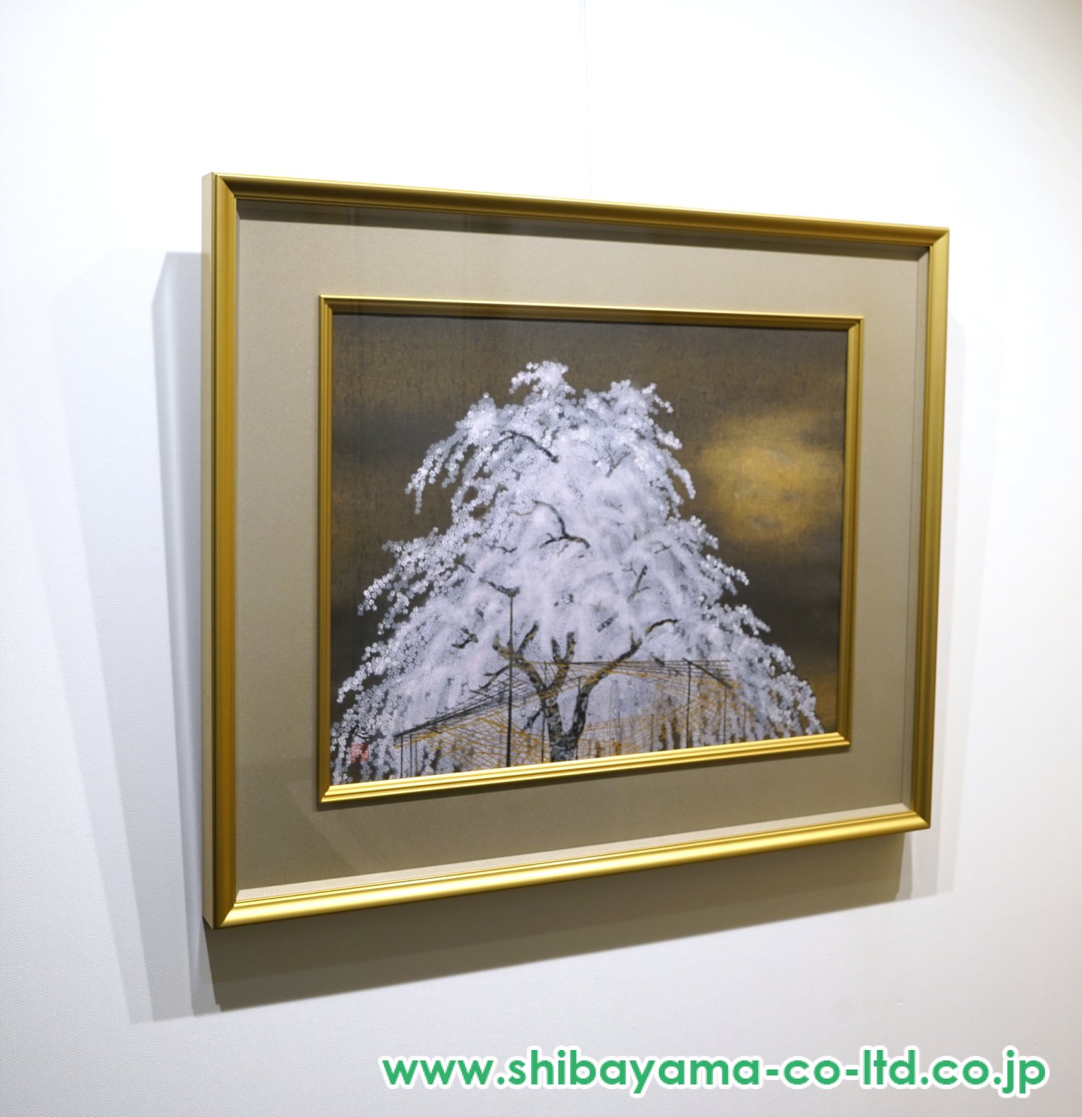 加山又造「夜桜」木版画 :: 絵画買取・販売 - シバヤマ