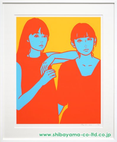 KYNE「Untitled : B」シルクスクリーン :: 絵画買取・販売 - シバヤマ