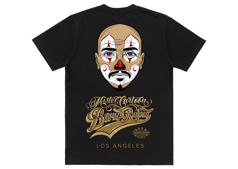 Born X Raised x Mister Cartoon Pelon Tee Black Men's - SS22 - US