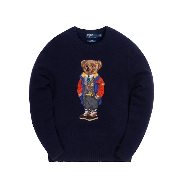 Kith x Polo Ralph Lauren Outdoor Bear Cuello Redondo Azul marino