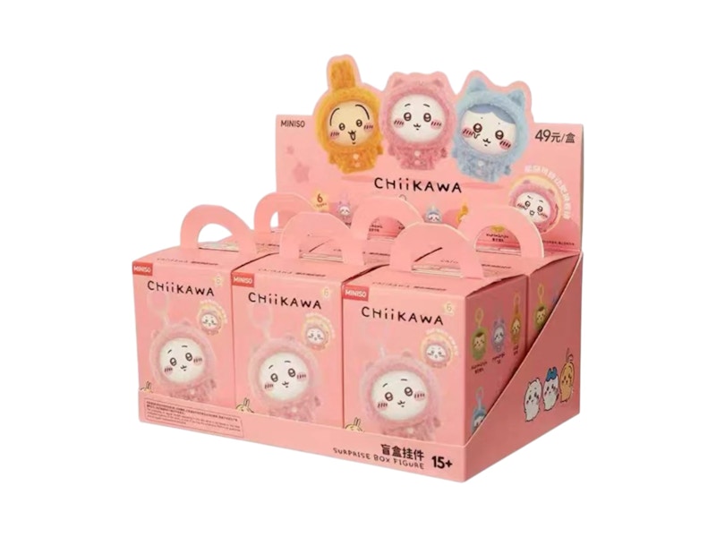 Miniso Top Toy x Chiikawa Pajama Face Changing Series Keychain